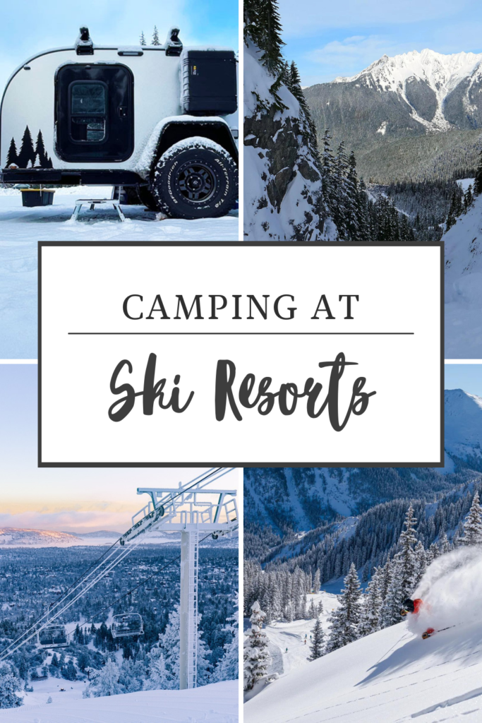 Ski Resorts Where You Can Camp